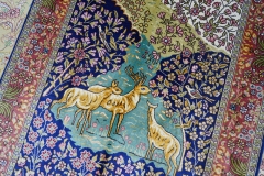 Tapis en soie fait à la main