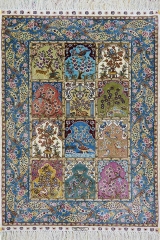 Tapis en soie fait à la main
