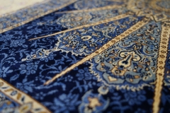 Tapis en soie fait à la main