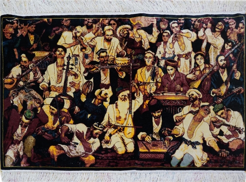 tapisserie en soie