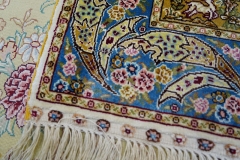 Tapis en soie fait à la main