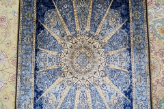 Tapis en soie fait à la main
