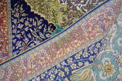 Tapis en soie fait à la main