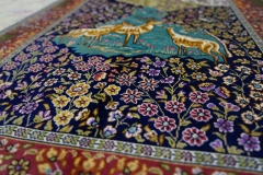 Tapis en soie fait à la main