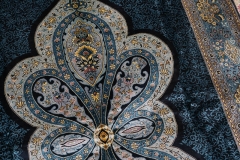 tapis en soie fait à la main