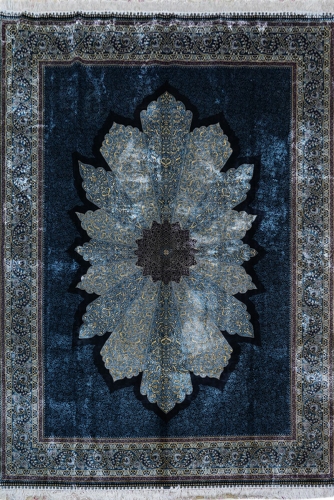 tapis en soie fait à la main