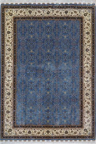 tapis en soie fait à la main