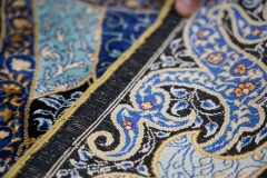 alfombra de seda hecha a mano