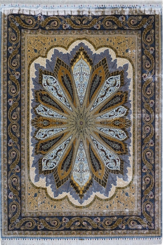 tapis en soie fait à la main