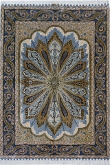 tapis en soie fait à la main