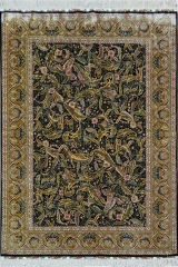 tapis en soie fait à la main