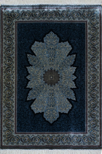 tapis en soie fait à la main