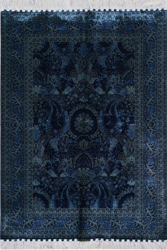 tapis en soie fait à la main