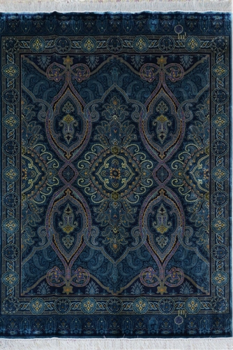 tapis en soie fait à la main