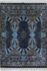 tapis en soie fait à la main