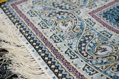 tapis en soie fait à la main