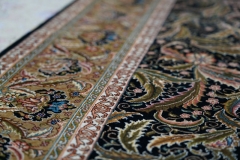 tapis en soie fait à la main