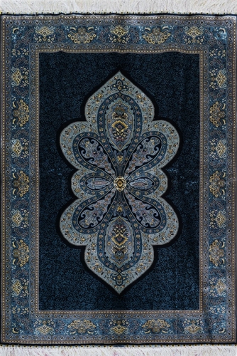 tapis en soie fait à la main