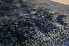 tapis en soie fait à la main