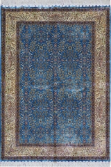tapis en soie fait à la main