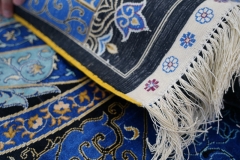tapis en soie fait à la main