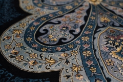tapis en soie fait à la main