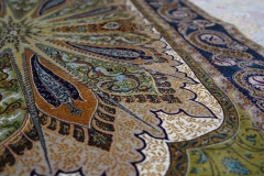 tapis en soie fait à la main