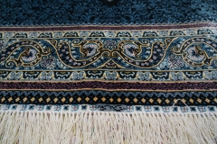 tapis en soie fait à la main