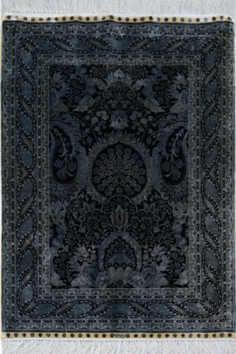 Tapis en soie fait à la main
