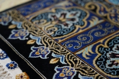 tapis en soie fait à la main