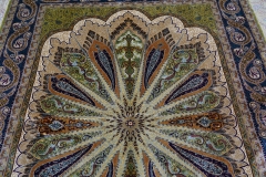 tapis en soie fait à la main