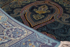tapis en soie fait à la main