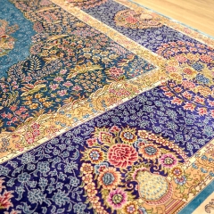 手作りシルクカーペット、ペルシャ絨毯、地域絨毯、イラン絨毯