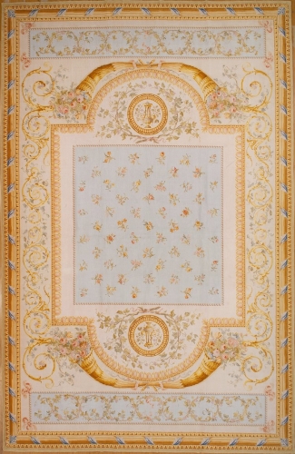 Tapis Savonnerie noué à la main