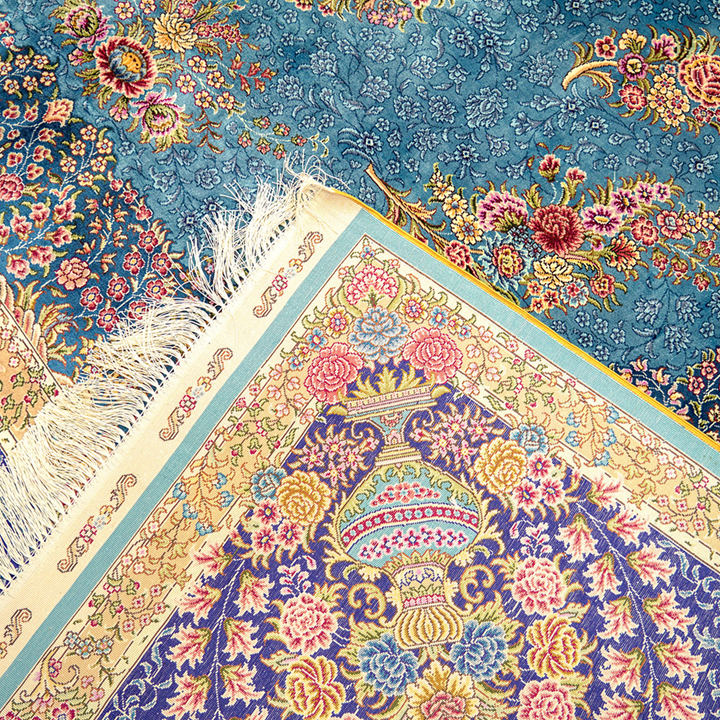 手作りシルクカーペット、ペルシャ絨毯、地域絨毯、イラン絨毯