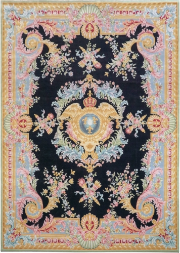 Hand Knotted Savonnerie Rug