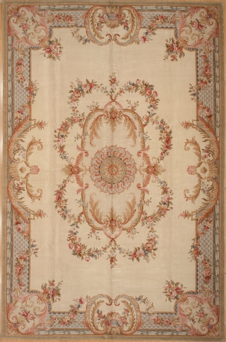 Tapis Savonnerie noué à la main