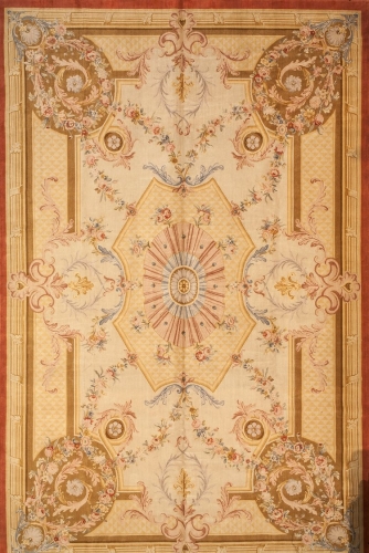 Tapis Savonnerie noué à la main