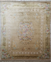 Tapis en soie noué à la main