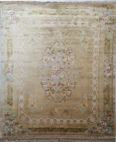 Hand Knotted Silk Carpet
