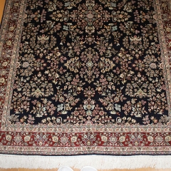 4x6 Tapis en soie fait à la main