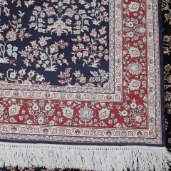 4x6 Tapis en soie fait à la main