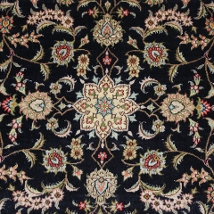 4x6 Tapis en soie fait à la main