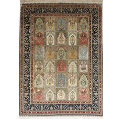 Tapis en soie fait à la main