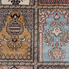 Tapis en soie fait à la main