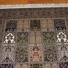 Tapis en soie fait à la main