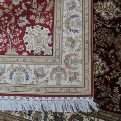Tapis en soie fait à la main