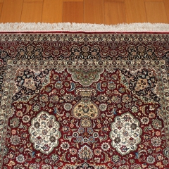 Tapis en soie fait à la main