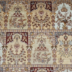 Tapis en soie fait à la main