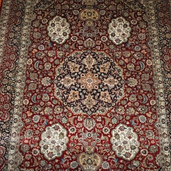 Tapis en soie fait à la main